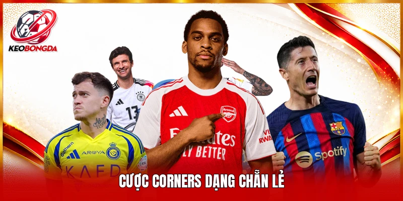 Cược Corners dạng chẵn lẻ