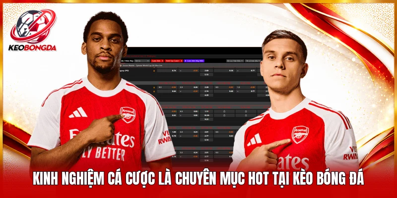 Kinh nghiệm cá cược là chuyên mục hot tại kèo bóng đá