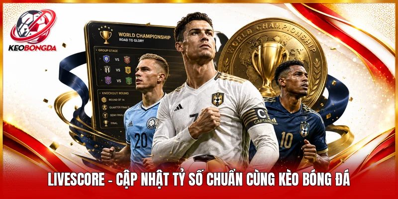Livescore - Cập nhật tỷ số chuẩn cùng kèo bóng đá 